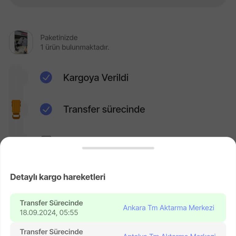 Tarafıma Ulaştırılamayan Hepsijet Kargosu
