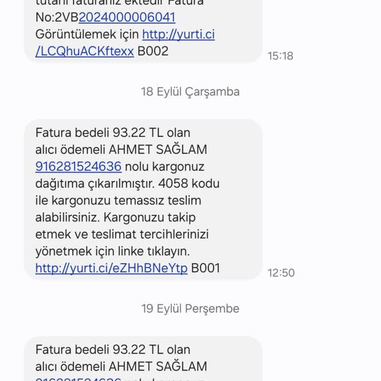 Yurtiçi Kargo Yalan Teslimat Bildirimleri