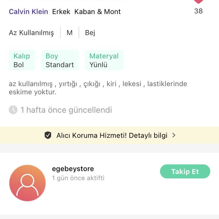 Calvin Klein 7 Gün Hesabımın Kapatılması Ve Alışverişlerim