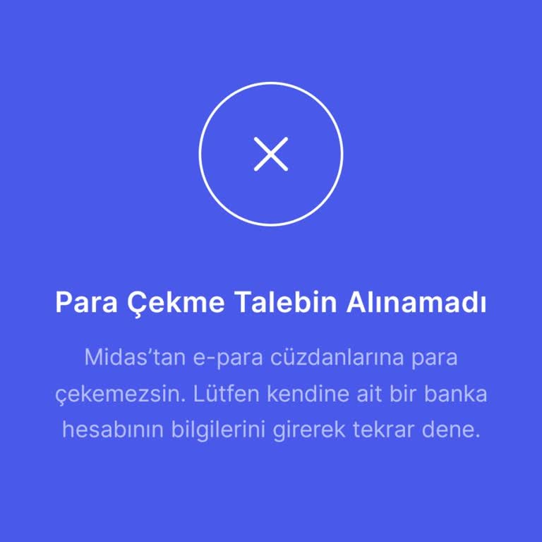 Midas Papara Hesabıma Parayı Atamıyorum