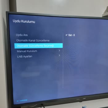 PHILIPS TV TÜRKSAT Uydusu Bulunamıyor