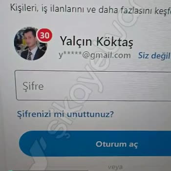 Linkedin Hesabım Çalınmış Kod Giriyorum Hata Veriyor!