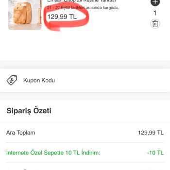 Emsan Hatalı Ürün Fiyatı