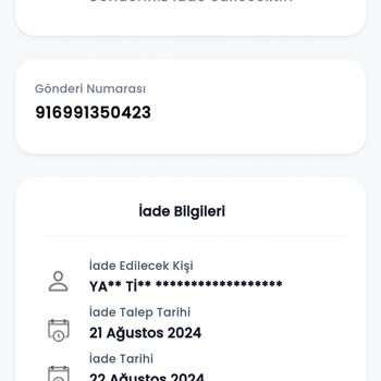 By Yasemin Kalaycı İade Almıyorlar Ve Mesajlara Cevap Verilmiyor