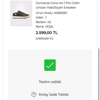 SuperStep Kolay İade Hatası