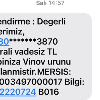 Çankaya Üniversitesi Vinov Kampüs Hesabıma Tanımlanmadı