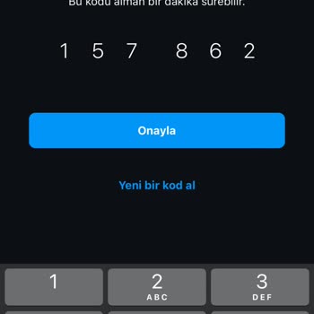 Instagram Onay Kodu Hatası