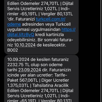 Yanlış Paket Tanımlaması ve Fahiş Fatura Ücreti