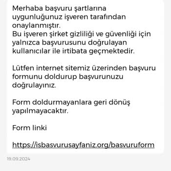 İşin Olsunda Sahte Link