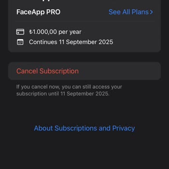 Faceapp Uygulaması Hesabımdan Para Çekti