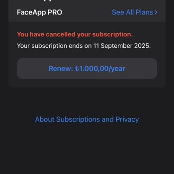 Faceapp Uygulaması Hesabımdan Para Çekti