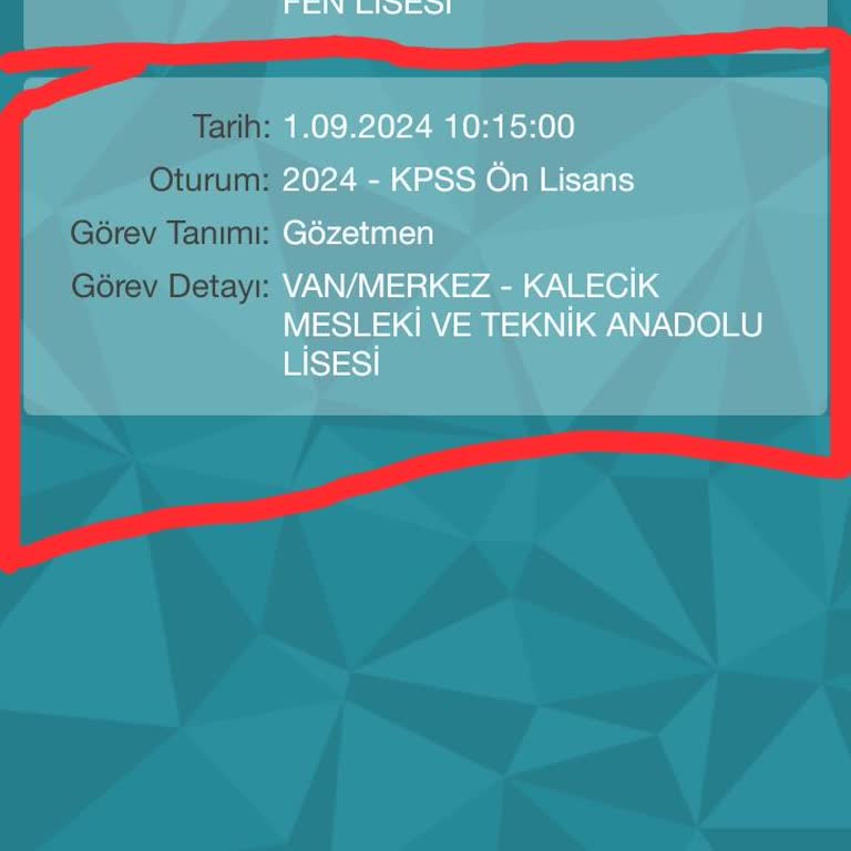 ÖSYM Sınav Görevi Ücretleri