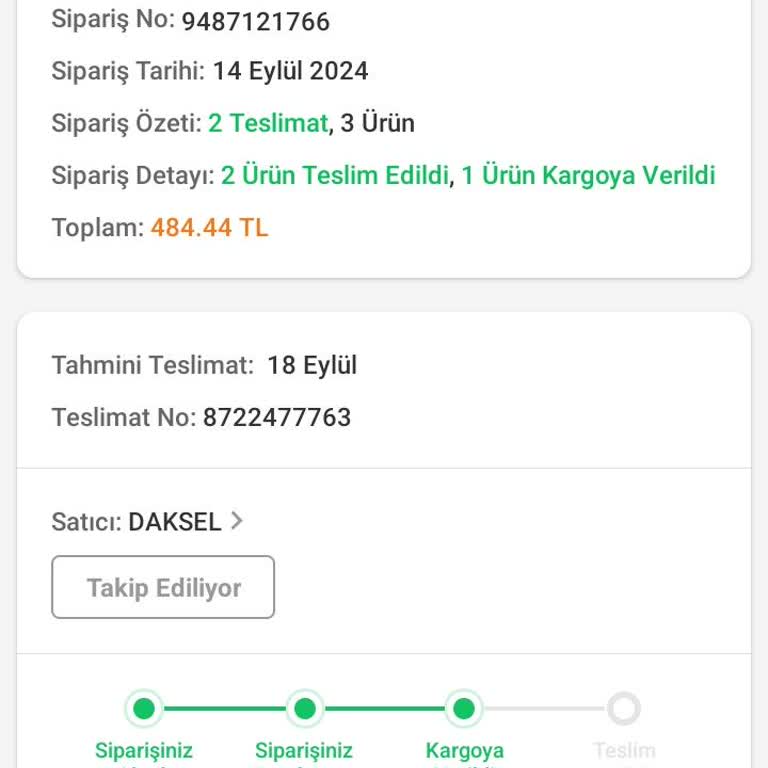 Trendyol Ürünümü İstiyorum Ya Da Para İademi