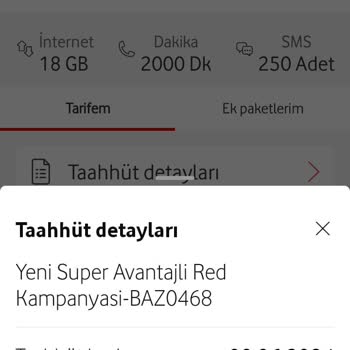 Vodafone Taahhütlü Tarifede Beklenmedik Fatura Artışı