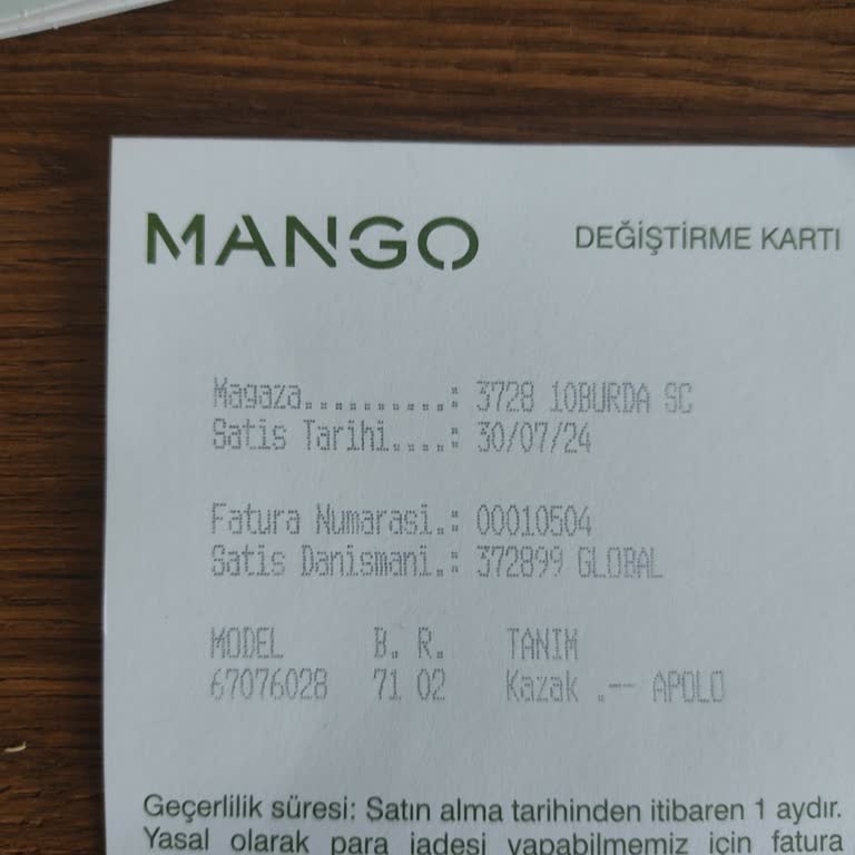 Mango Değişim Sıkıntısı! Dikkatle Okuyun