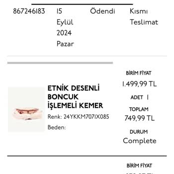 Yargıcı Online Gönderilmeyen Ürünlerin Para İadesinin Yapılmaması.