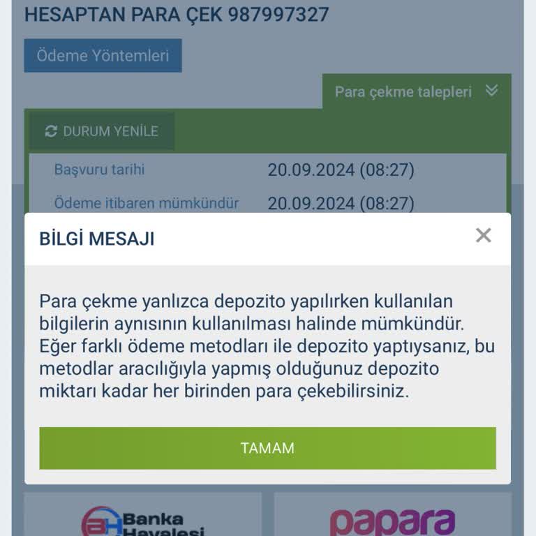 1xBet Para Çekme Konusunda Sorun