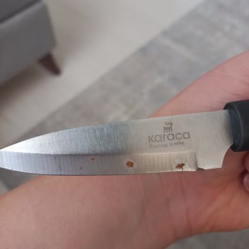 Karaca Züccaciye Karaca'dan Aldığım Bıçaklar Paslandı.