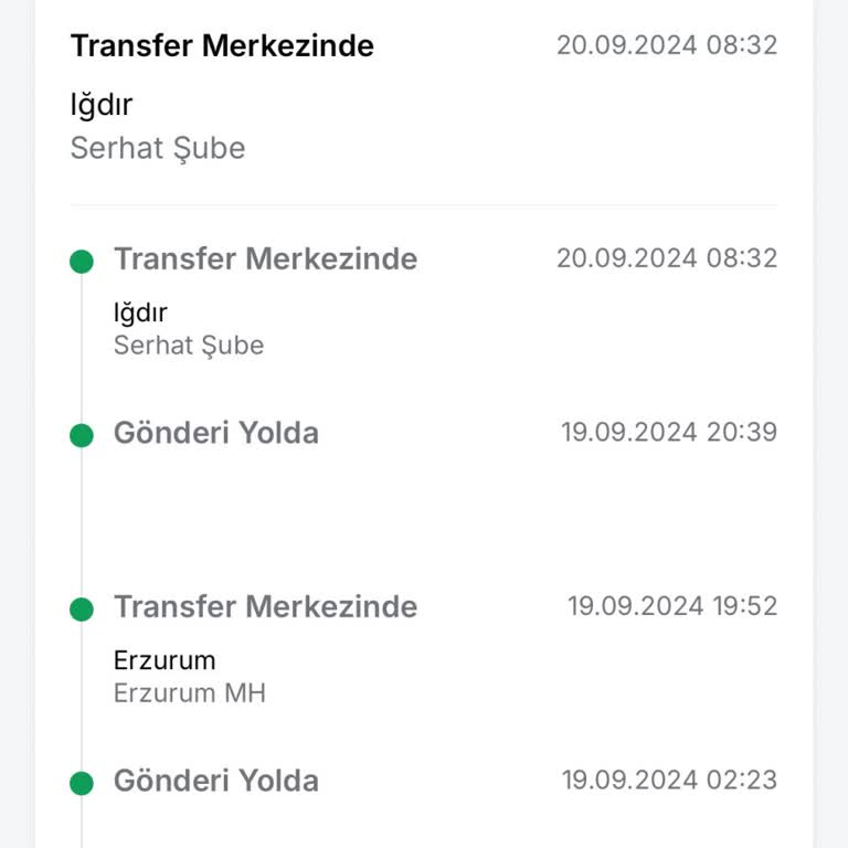 Trendyol Express Kargo Başka Şehirde