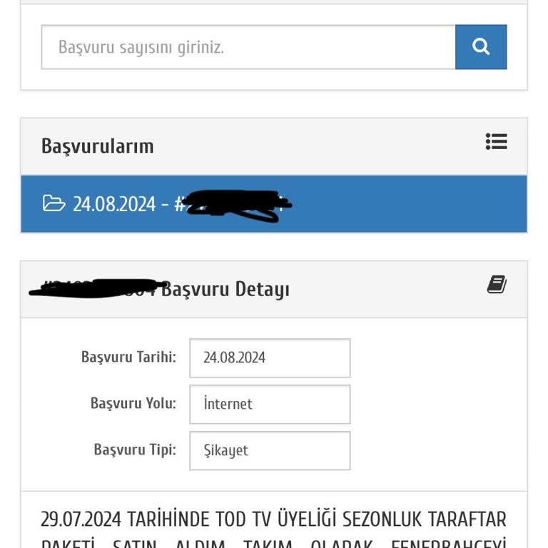 Tod TV Taraftar Paketi Takım Yanlış Gözükmektedir