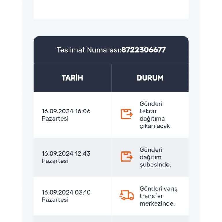 Teslimat Yapmayan Manisa Aras Kargo Niobe Şubesi