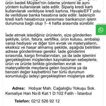 Penta Silver İade Problemi. Ürün İadesi Konusunda Yardım Talebi.