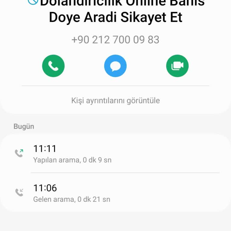 Türk Telekom Yurt Dışı Bahis Aramaları Hakkında Şikayet