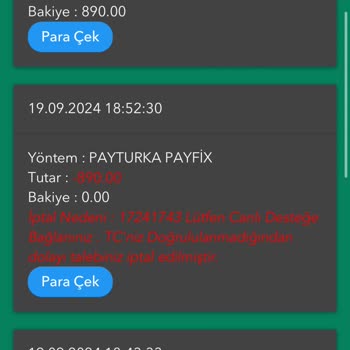Betpark 900 TL Ödeyemiyor