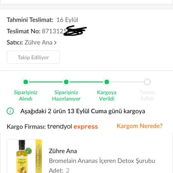 Trendyol Kargomu 2 Haftadır Getirmiyor İade De Yapmıyor!