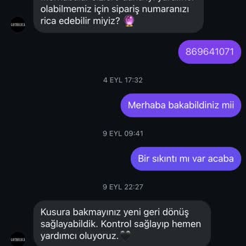Gothilicastore Sipariş Hakkında Düzgün Bilgi Verilmiyor