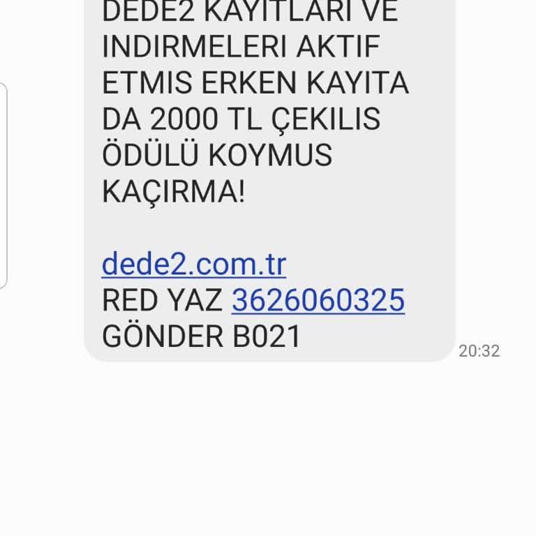 İstenmeyen İleti B021 Netgsm İletişim Ve Bilgi Teknolojileri Aş