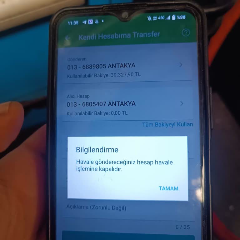 Garanti BBVA Oğlumun Özel Okul Ödemesi Havaleye Kapalı Hesaba Açılması