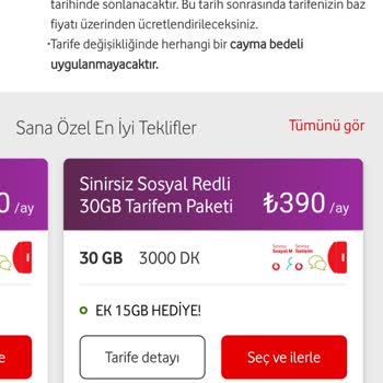 Vodafone Taahhüt ve Tarife Sorunu: Yanıltıcı Paketler ve Çözüm Eksikliği