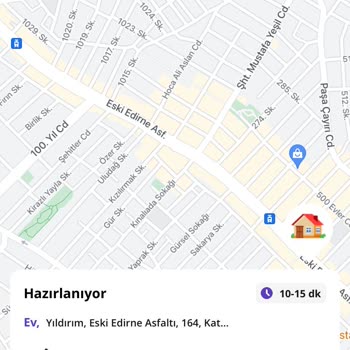 Getir Saat Ve Kurye Ve Temsilci
