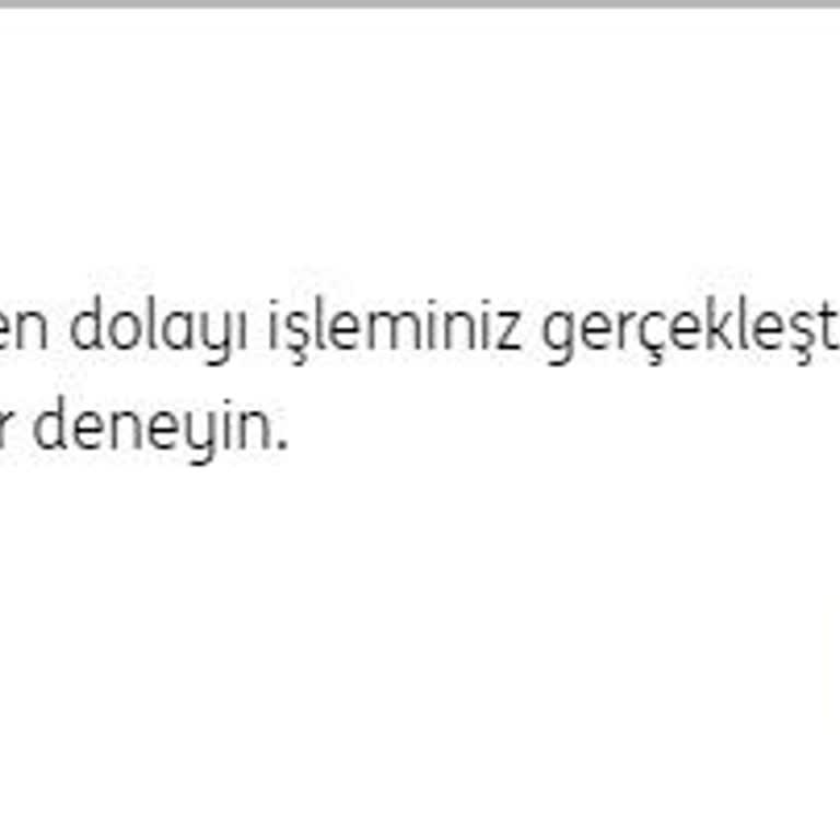 ING Mobil Bankacılığa Kayıt Gerçekleştiremiyorum