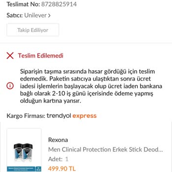 Trendyol Aldığınız Ürünleri Göndermiyor