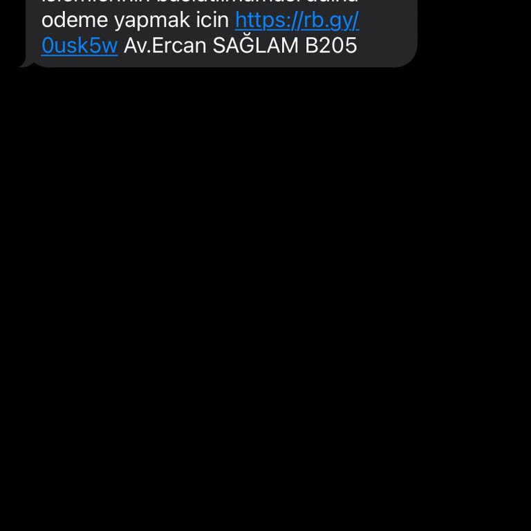 HGS Borç Haczi Mesajı