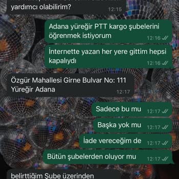 PTT Kargo Şubelerinde Yaşadığım İade Sorunu