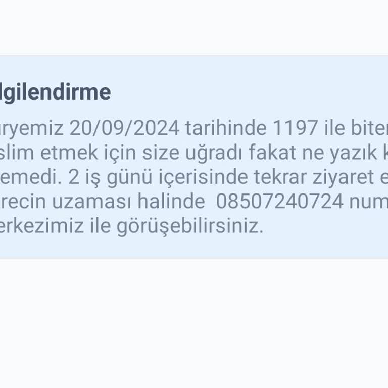 PTT Bank PTT Kargo İle Yaşanan Teslimat Sorunları
