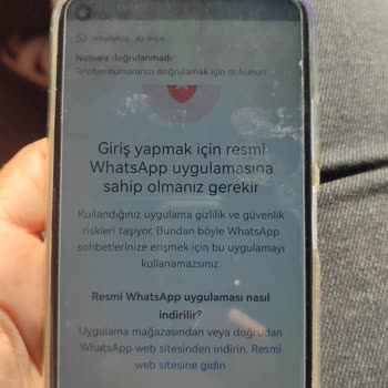 Huawei WhatsApp'a Giriş Sağlayamıyorum