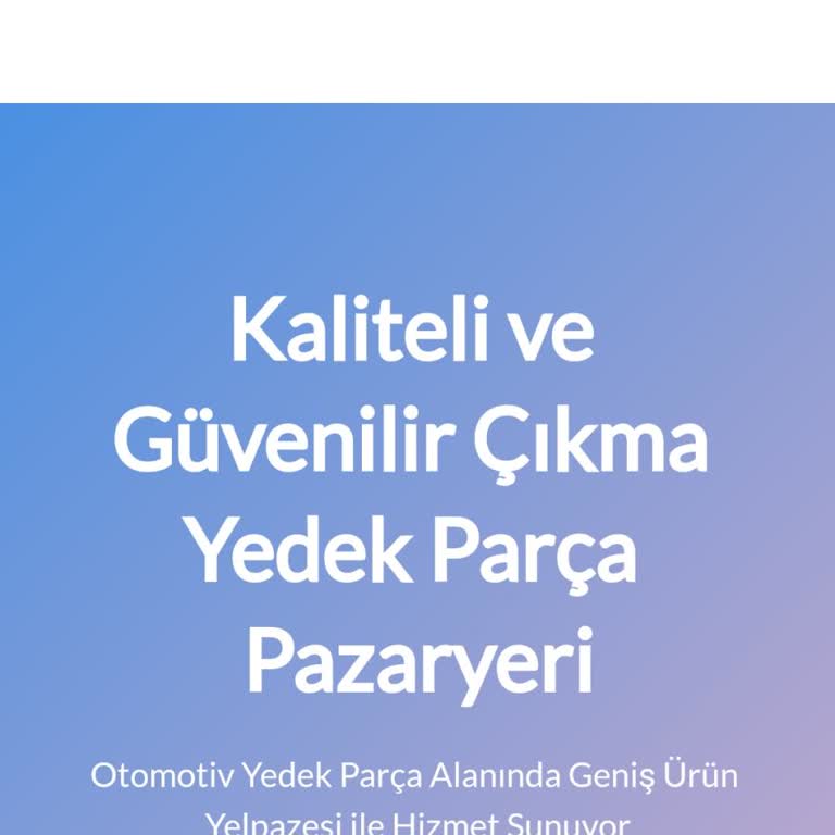Cemotocikma.com Oto Çıkma Parçacı Yanılttı
