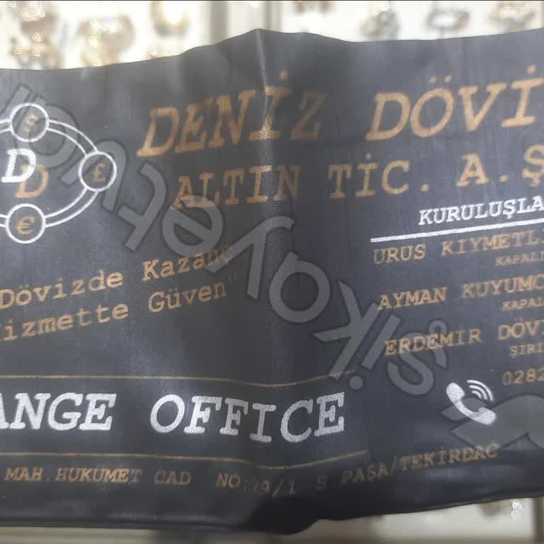 Deniz Döviz (Tekirdağ) Verdikleri Doları Bozmuyorlar!