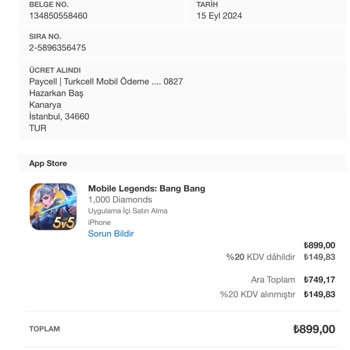 Mobile Legends -ye Düşen Elmas Sorunu