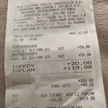 Tedi Almadığım Ürünün Parasını Ödetti