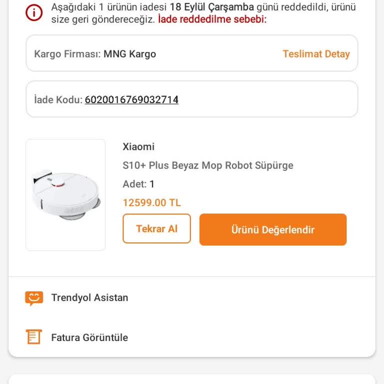 Trendyol Bozuk Ürün Gönderip İade Almıyor