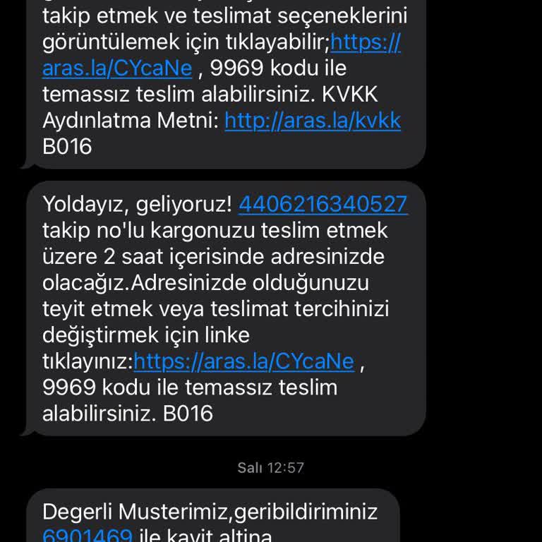 Aras Kargo Kargom Teslim Edilmedi