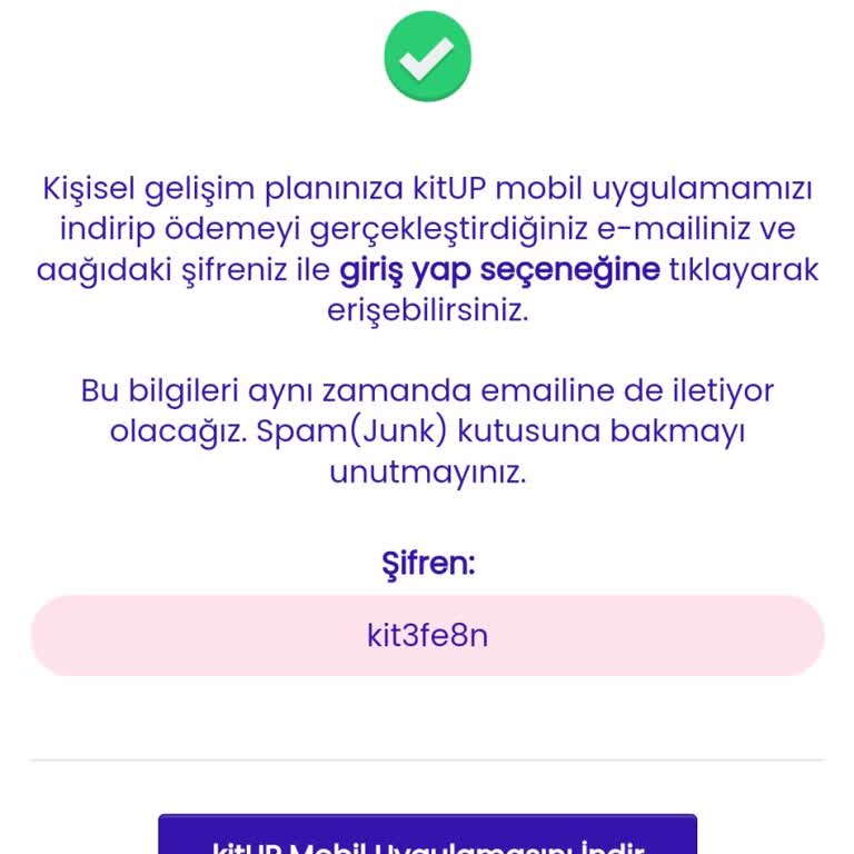 Kitup Uygulamasında Yanlış Üyelik Ücreti Ve Giriş Sorunu
