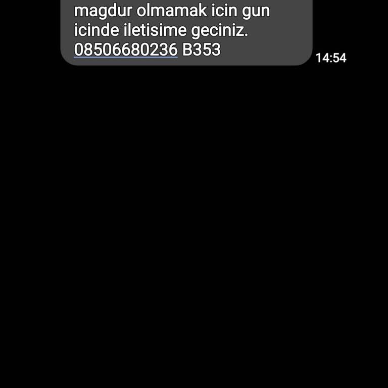 TLY UZLASMA (SMS) Yanıltıcı SMS Mesajları Hakkında Şikayet