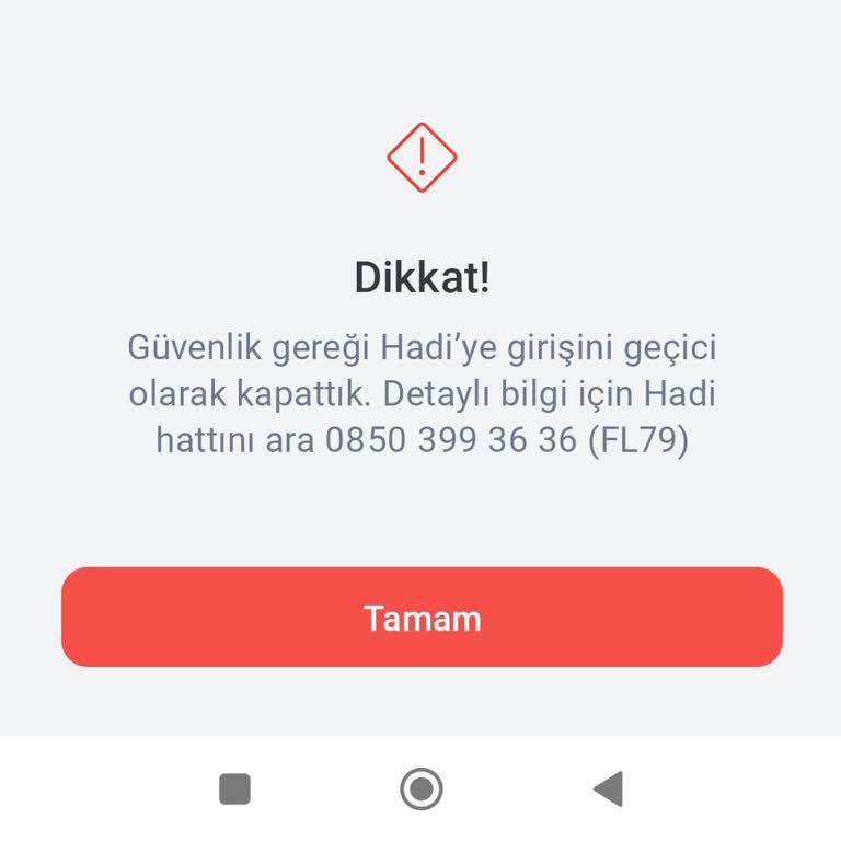 A101 Hadi Uygulaması Güvenlik Nedeniyle Kapatılıyor.
