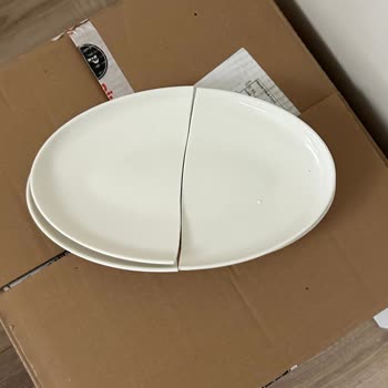 Shopier Porselenden Kırık Gelen Tabak